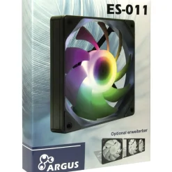 Inter-Tech ES-011 120x120x25mm 800-1950 U/min schwarz