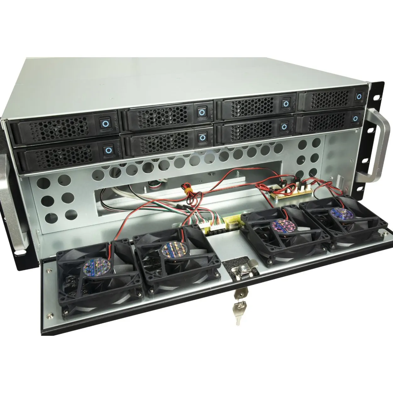 Inter-Tech IPC Case Storage 4U-4708, o.PSU