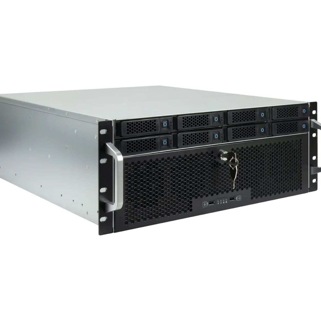 Inter-Tech IPC Case Storage 4U-4708, o.PSU