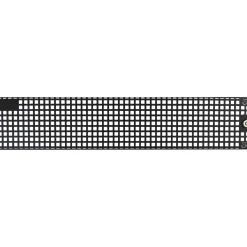 Inter-Tech IPC Frontgitter 2U schwarz abschließbar