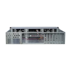 Inter-Tech IPC 2U-20240 Server Rack ohne Netzteil schwarz/silber