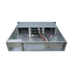 Inter-Tech IPC 2U-20240 Server Rack ohne Netzteil schwarz/silber