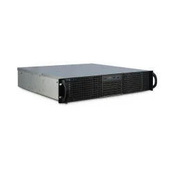 Inter-Tech IPC 2U-20240 Server Rack ohne Netzteil schwarz/silber