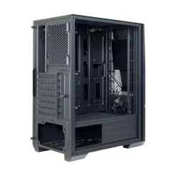 Inter-Tech IT-3303 Hornet mit Sichtfenster Midi Tower ohne Netzteil schwarz