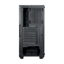 Inter-Tech IT-3303 Hornet mit Sichtfenster Midi Tower ohne Netzteil schwarz