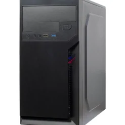 Inter-Tech IT-6502 Romea Mini Tower ohne Netzteil schwarz