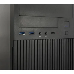 Inter-Tech IT-6521 Straight Mini Tower ohne Netzteil schwarz