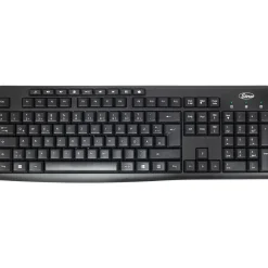 Inter-Tech KB-208 Deutsch 2.4 GHz und USB schwarz