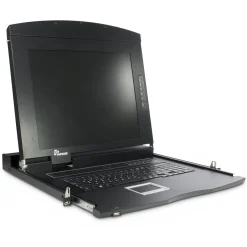 Inter-Tech KVM-AS 7100 ULS 1-fach 17Zoll VGA LED Konsole