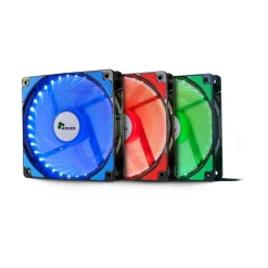 Inter-Tech L-12025 120x120x25mm 1200 U/min 20 dB(A) schwarz/blau