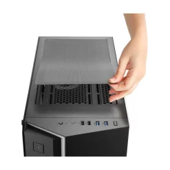 Inter-Tech S-3906 RENEGADE mit Sichtfenster Midi Tower ohne Netzteil schwarz