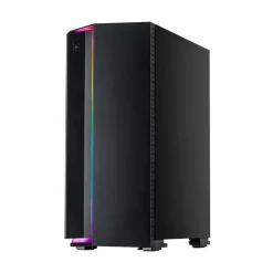 Inter-Tech S-3906 RENEGADE mit Sichtfenster Midi Tower ohne Netzteil schwarz