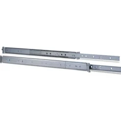 Inter-Tech 18" Teleskopschienensatz 1U 455 mm Silber