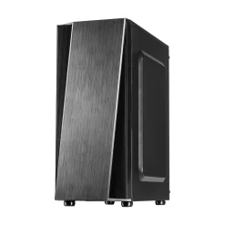 Inter-Tech T-11 Televen mit Sichtfenster Midi Tower ohne Netzteil schwarz