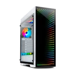 Inter-Tech X-908 Infini2 mit Sichtfenster Midi Tower ohne Netzteil weiss