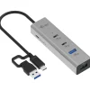 I-TEC METAL HUB USB-C/A PD 85W CHARGING HUB 2X USB-C + 2X USB-A