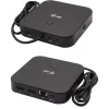 i-Tec USB-C Dual Display Docking Station with Power Delivery - Docking Station - DP