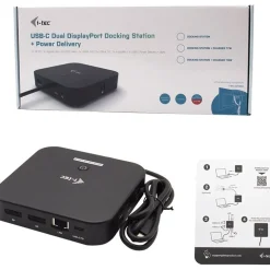i-Tec USB-C Dual Display Docking Station with Power Delivery - Docking Station - DP