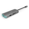 I-TEC USB-C Metal Nano Docking Station 1xHDMI 4K 1xSD Kartenleser 1xmicroSD Kartenleser 3xUSB 3.0 Port 1xUSB-C PD kompatible mit TB3