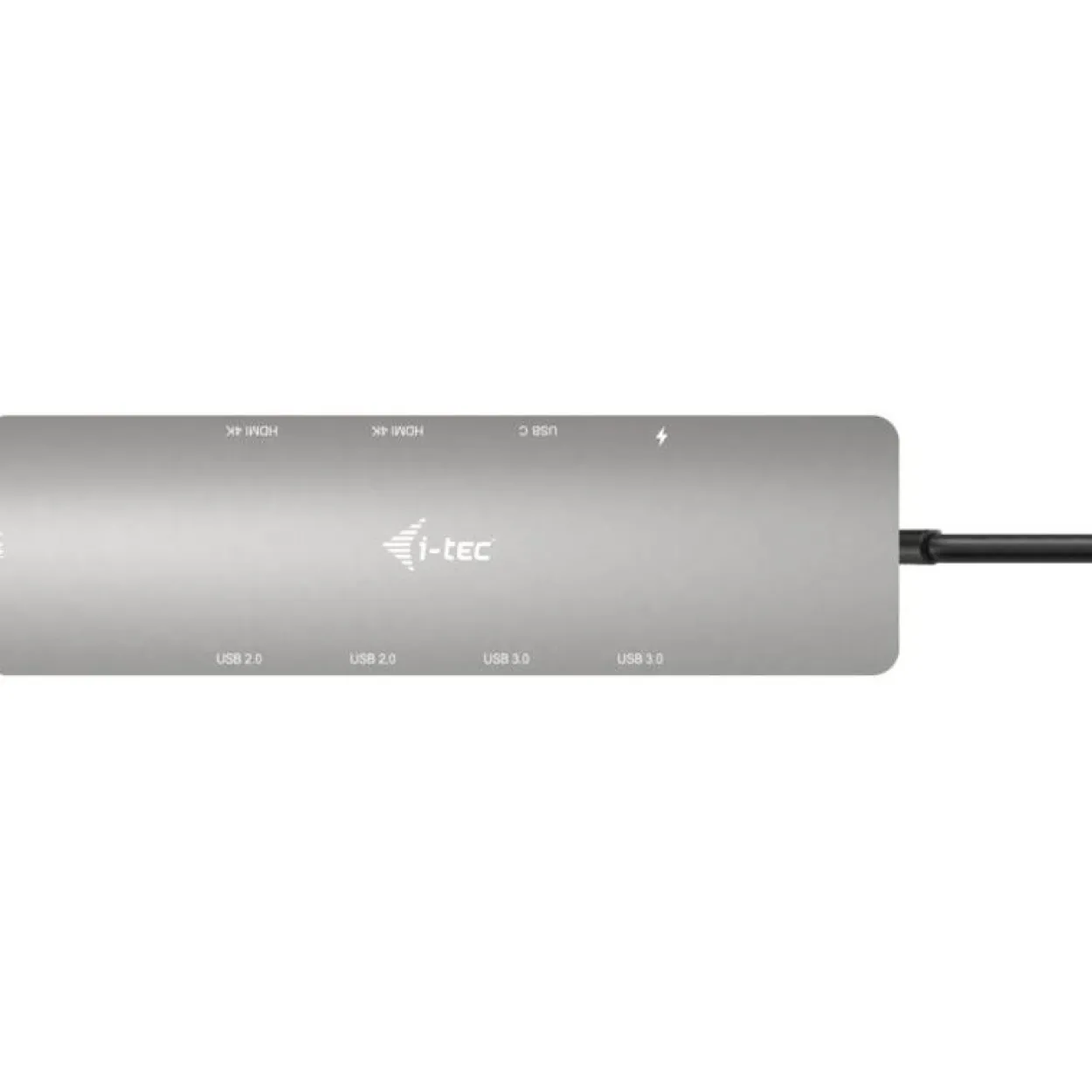 I-TEC USB-C Metal Nano Dock 2x HDMI 1x GLAN 2x USB 3.2 2x USB 2.0 1x USB-C 3.2 Gen.1 Data 1x USB-C 100W PD + Netzteil 100W
