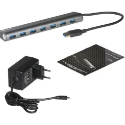 i-tec USB-Hub, 7x USB-A 3.0, USB-A 3.0 [Stecker] (U3HUB778)