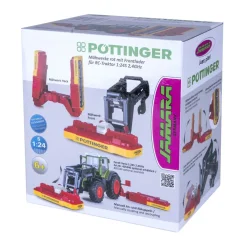 Jamara M?hwerke rot m. Frontlader f. RC-Traktor 1:24S