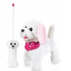 Jamara Plüschhund Trixi RC weiss/rosa 27MHz
