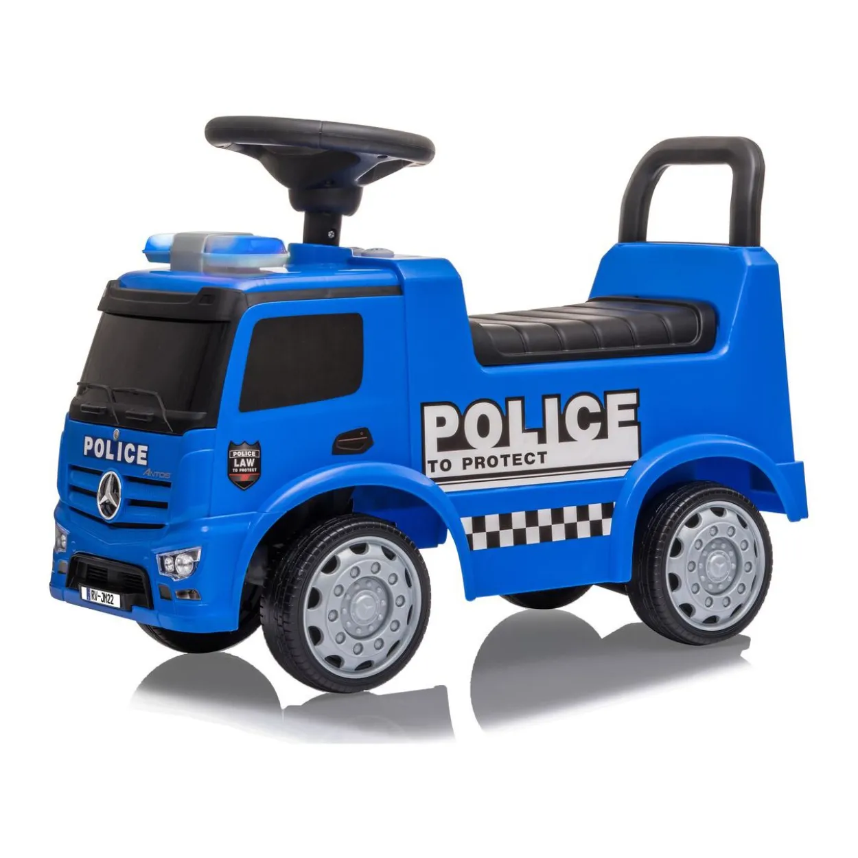 Jamara Rutscher Mercedes Antos Polizei blau 1+