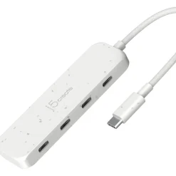 J5CREATE ECO-FRIENDLY USB-C TO 4-PORT TYPE-C GEN 2 HUB JCH345EW-N