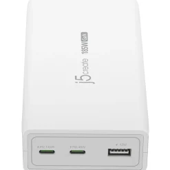J5CREATE 185W GAN PD 3.1 USB-C 3-PORT CHARGER