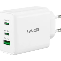 J5CREATE 65W GAN USB-C 3-PORT CHARGER