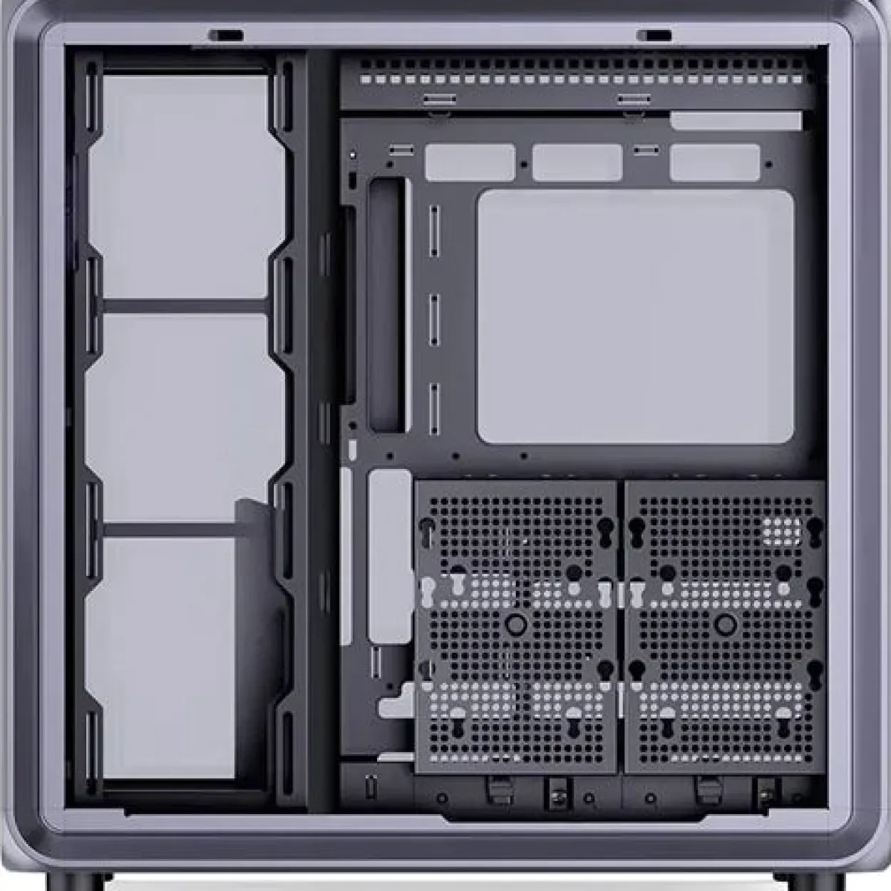 Jonsbo BO400 PC-Gehäuse, Midi-Tower, ATX, Tempered Glass gunmetal grey