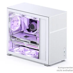 Jonsbo D41 MESH ATX Gehäuse, Tempered Glass - weiß