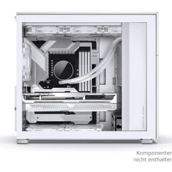 Jonsbo D41 MESH ATX Gehäuse, Tempered Glass - weiß