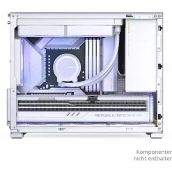 Jonsbo D32 PRO White PC-Gehäuse, Mini-Gehäuse, mATX, Tempered Glass - weiß