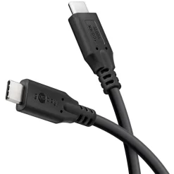 Kabel Goobay USB-C USB-C 3.2 Gen2, 10 Gbit/s, 1m, black Power Delivery 3.0, 100W, 4K, 60Hz