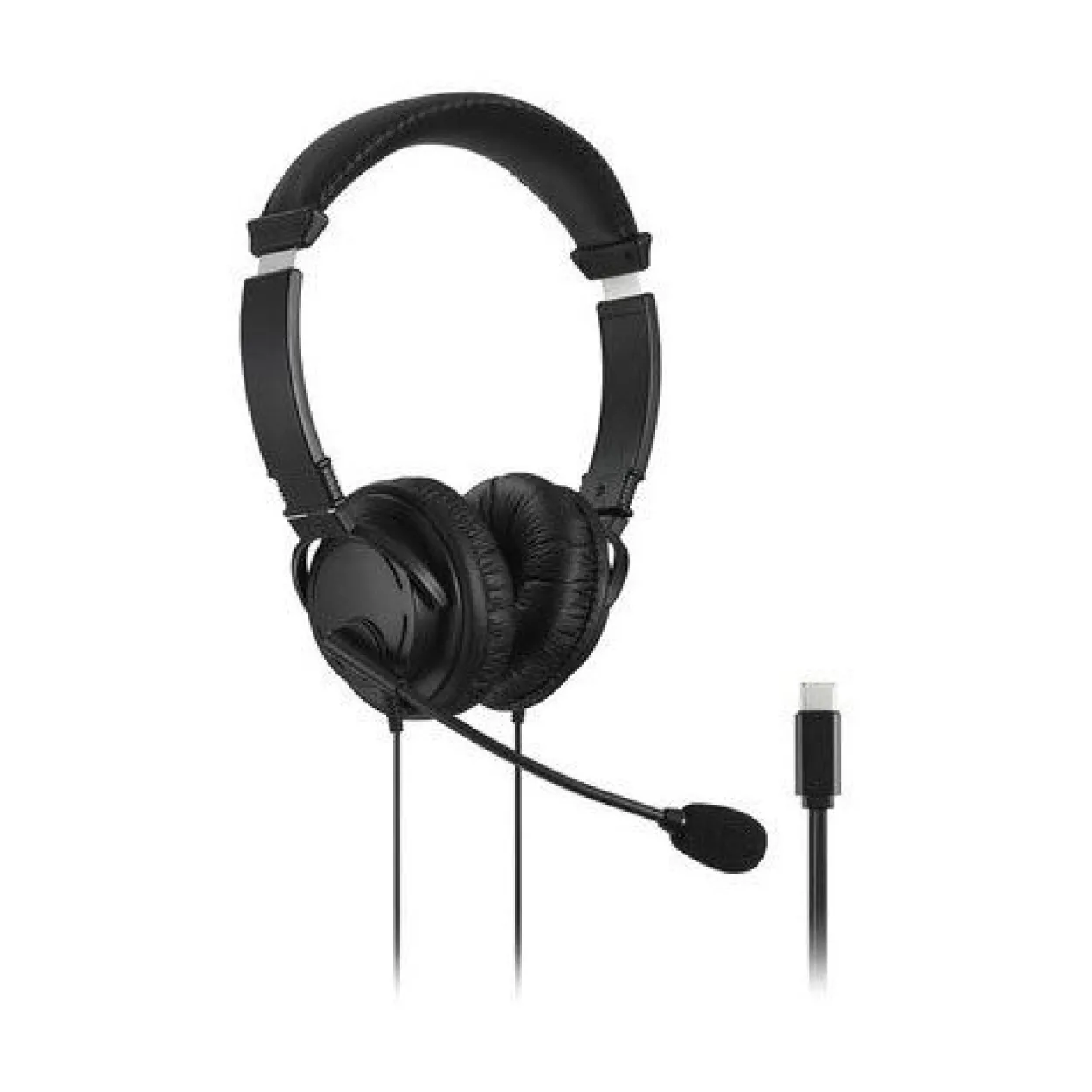 Kensington Headset Hi-Fi mit Mikrofon, USB-C, schwarz