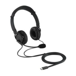 Kensington Headset Hi-Fi mit Mikrofon, USB-C, schwarz