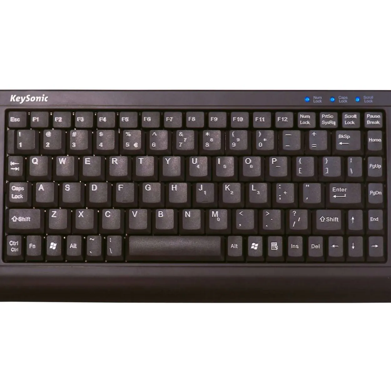 KeySonic ACK-595C+ PS/2 & USB Englisch schwarz (kabelgebunden)