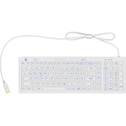 KeySonic KSK-6031 USB Deutsch weiß (kabelgebunden)