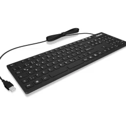 KeySonic KSK-8030 USB Englisch schwarz (kabelgebunden)