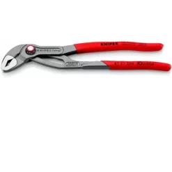 Knipex Cobra QuickSet Rohr- / Wasserpumpen-Zange 87 21 250 (rot, Länge 250mm, für Rohre bis 2")