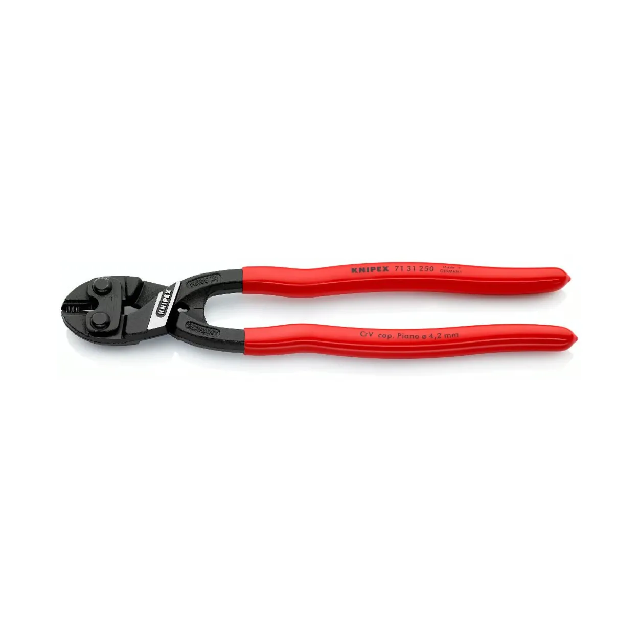 Knipex Kompakt-Bolzenschneider CoBolt XL 71 31 250 (rot, Länge 250mm)