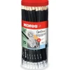 Kores GRAFITOS Bleistifte HB schwarz mit Radierer, 72 St.