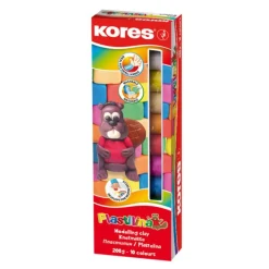 Kores Knete Plastilina farbsortiert, 20,0 g