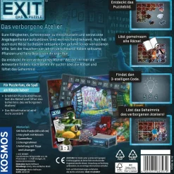 Kosmos EXIT - Das Puzzle: Das verborgene Atelier (500 Teile)