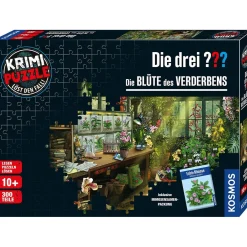 Kosmos Krimipuzzle Die drei ??? - Die Blüte des Verderbens (150 Teile)