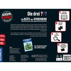 Kosmos Krimipuzzle Die drei ??? - Die Blüte des Verderbens (150 Teile)
