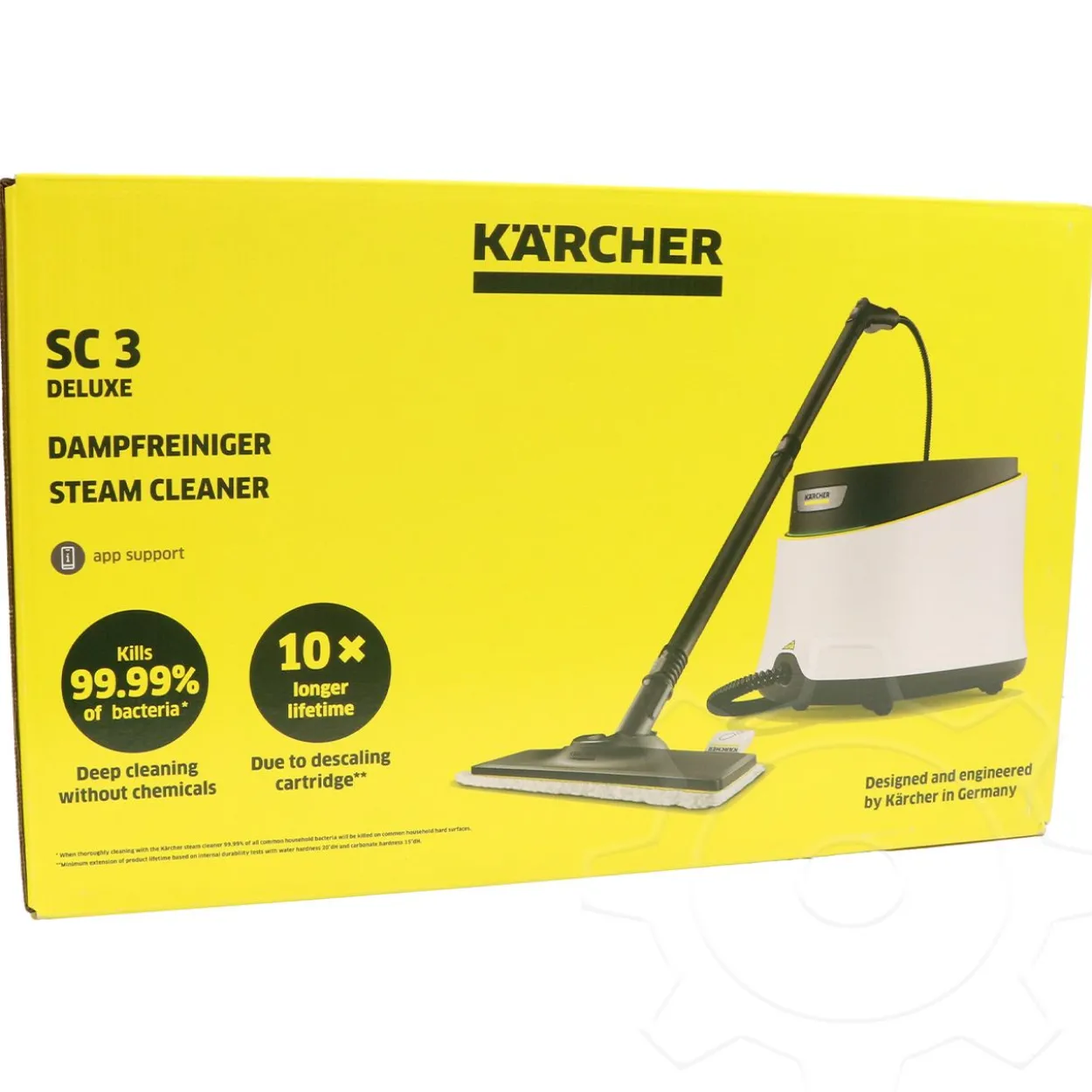 Kärcher SC 3 Deluxe 1 l 1900 W Schwarz, Weiß