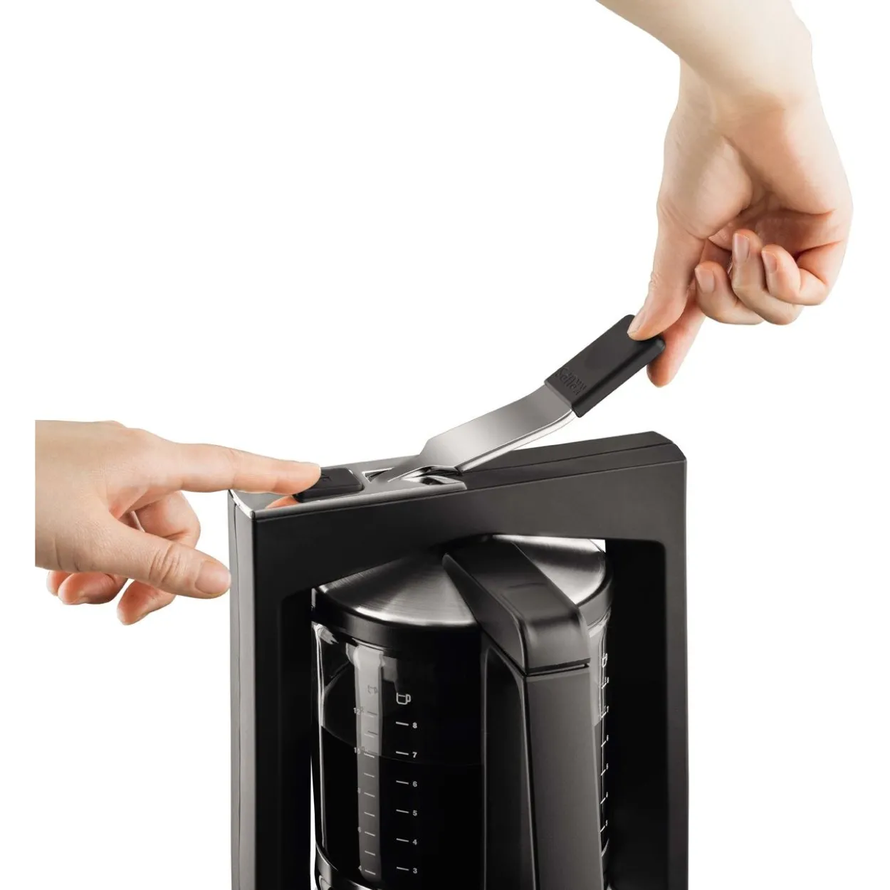 Krups T8.2 Kaffeemaschine Druckbrüh-Automat Schwarz